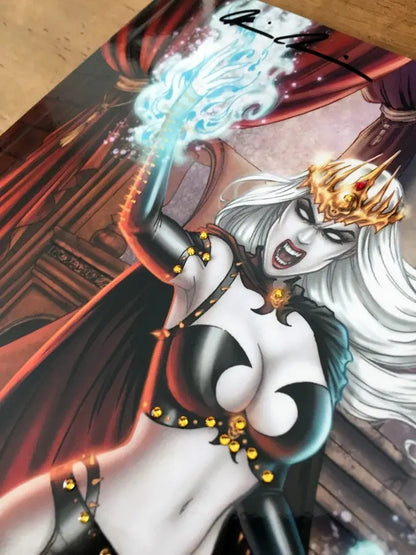 Comic - Lady Death Nightmare Symphony #1 Jewel Edition Coa