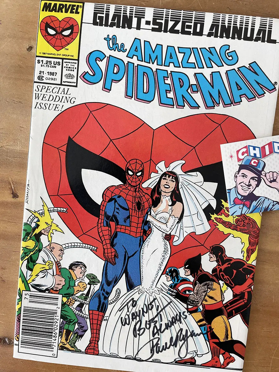 Comic Set - Amazing Spider-man Annual #21 Jim Shooter Firma
