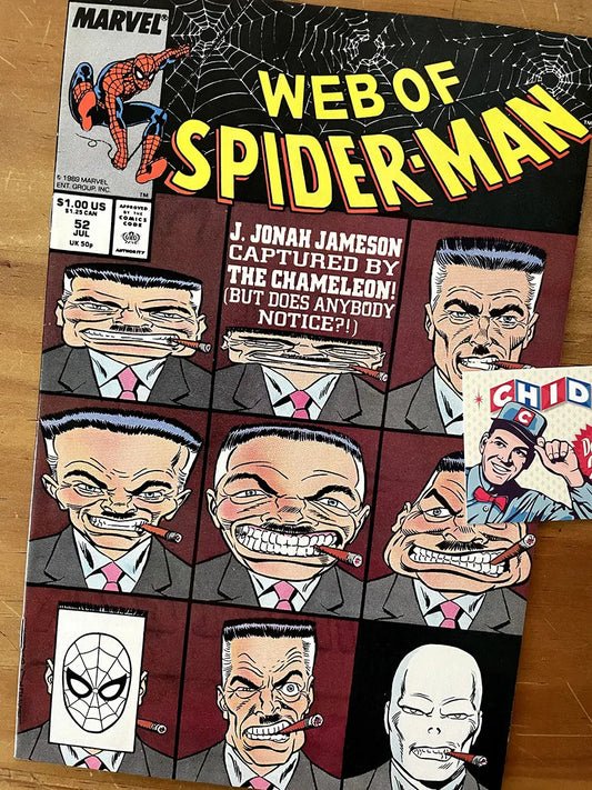Comic - Web Of Spider-man #52 Chameleon Kingpin