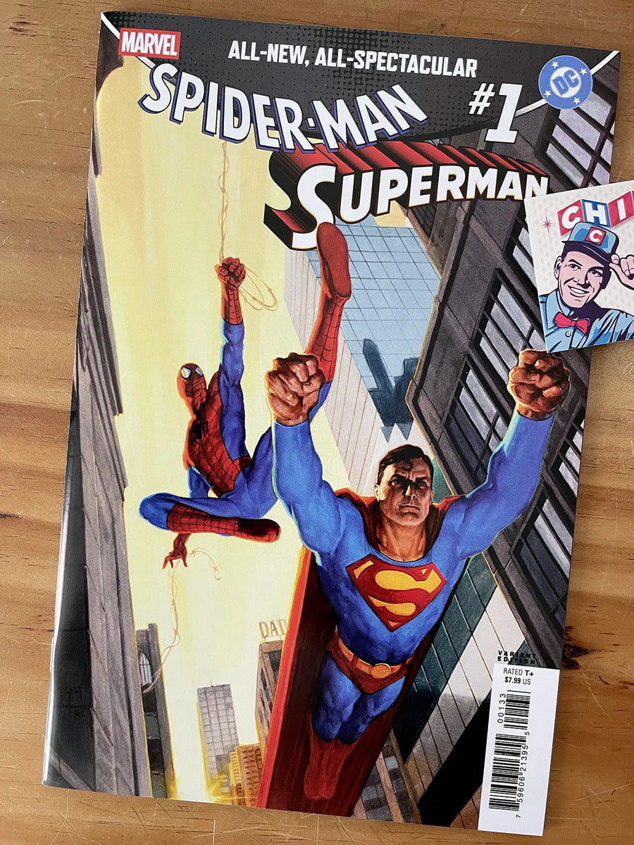 Comic - Spider-man Vs Superman #1 E.m. Gist Variant