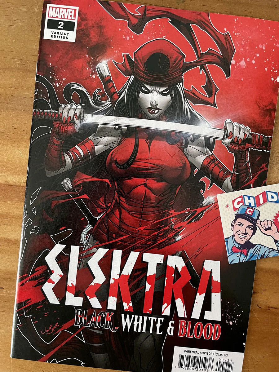 Comic - Elektra Black White & Blood #2 Jonboy Variant