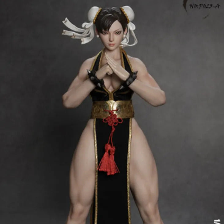 Figura - Chun-li Street Fighter Traje Negro P023-a Play Toy