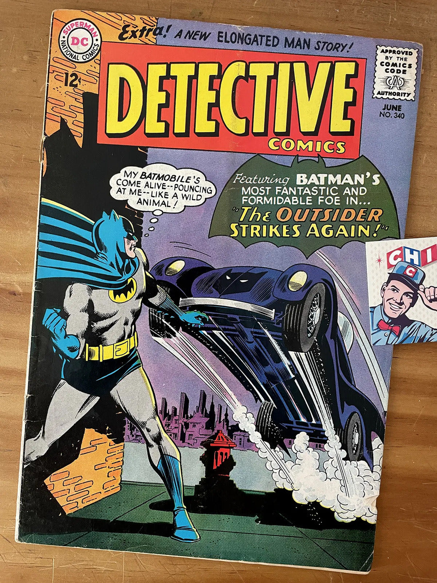 Comic - Detective Comics #340 Infantino Batman Robin 1965