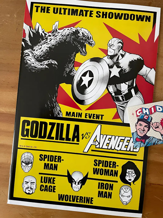 Comic - Godzilla Vs Avengers #1 Lee Garbett Variant