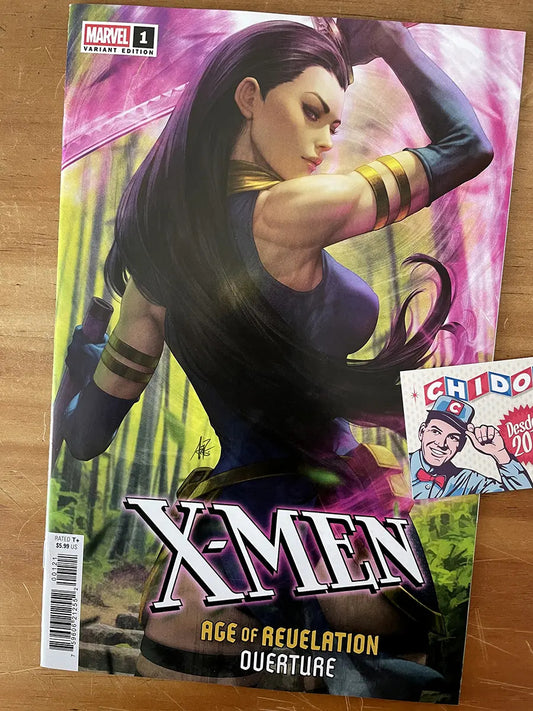 Comic - X-men Age Of Revelation Overture #1 Artgerm Psylocke