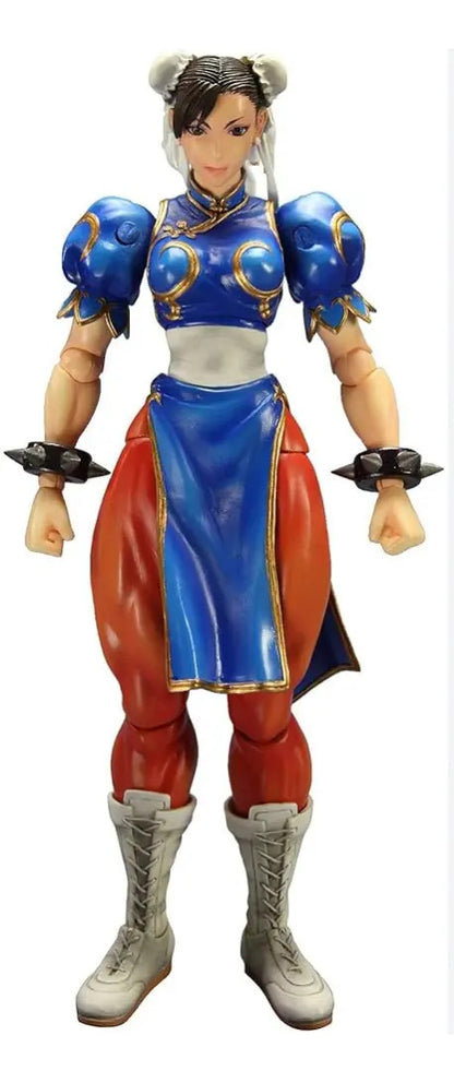 Figura - Set Street Fighter Play Arts Kai Ryu Cammy Chun Li