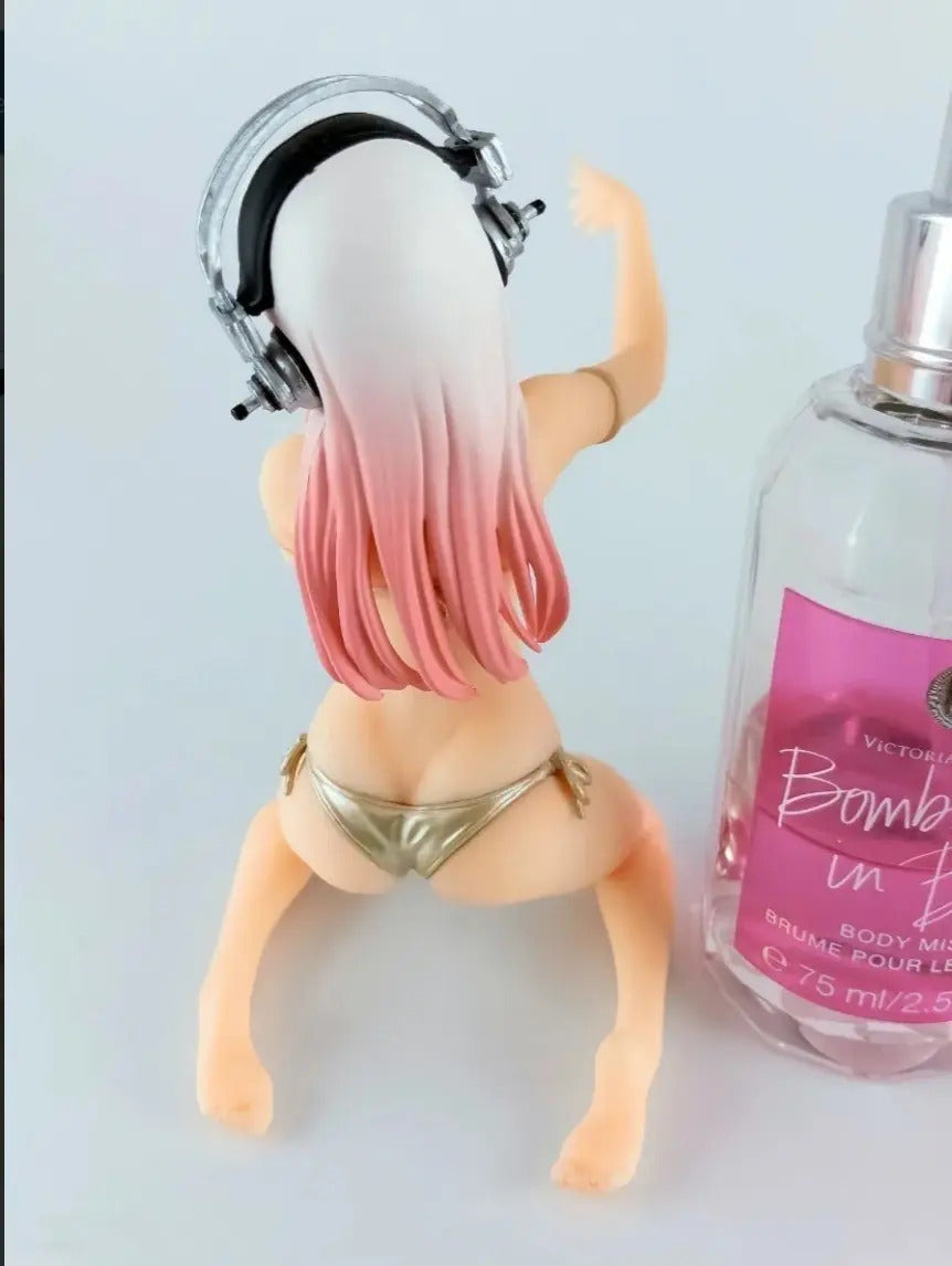 Figura - Super Sonico Sonicomi Drink Holder Gold Sexy Furyu