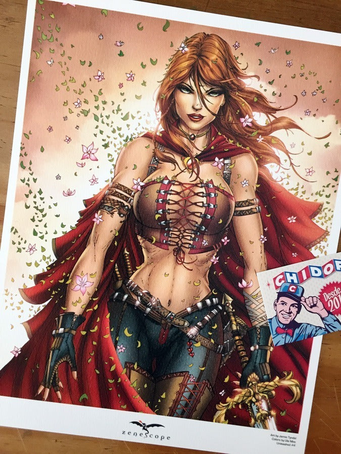 Print Set - Posters Jamie Tyndall Art 4 Litografías Sexy