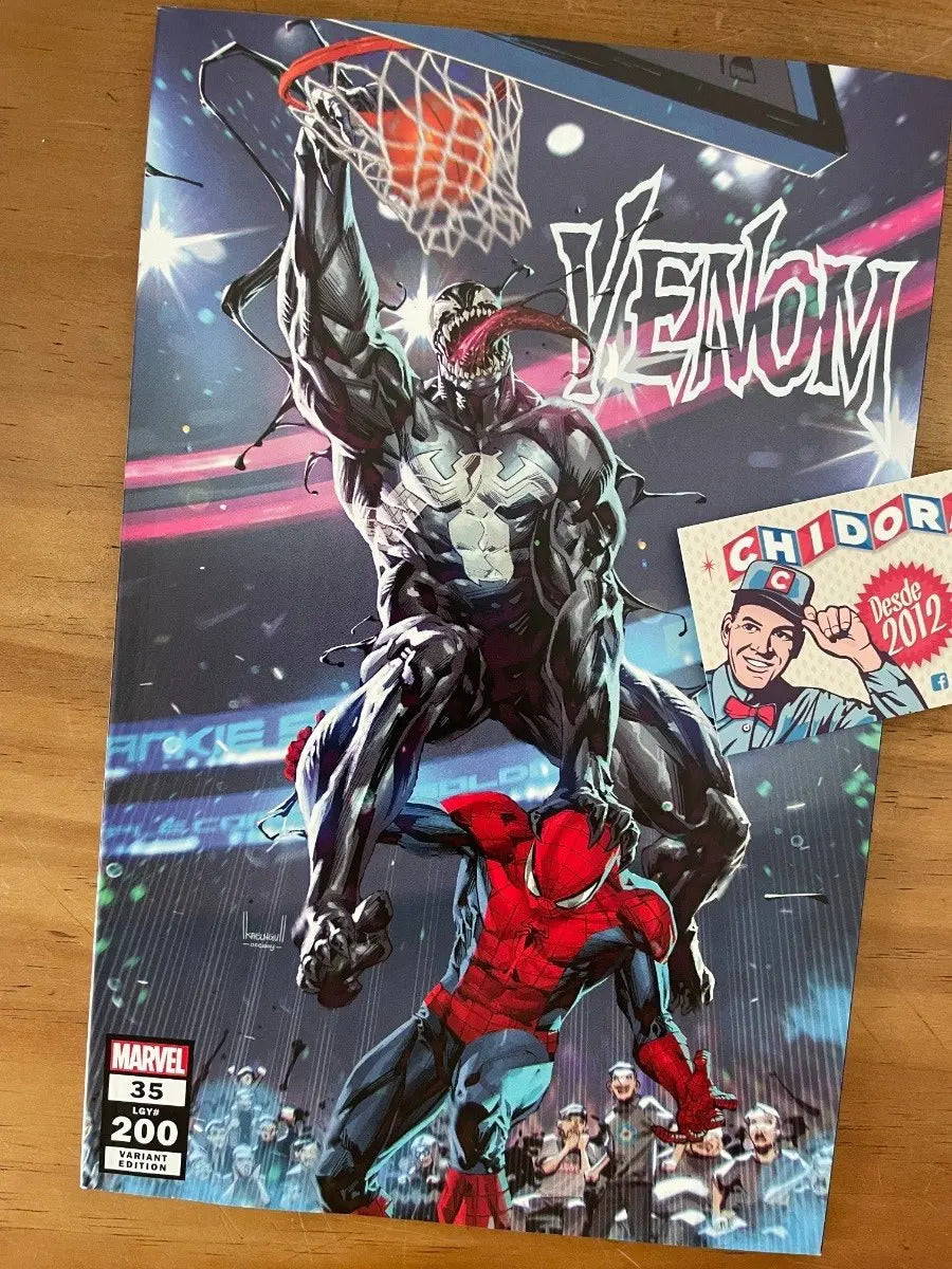 Comic - Venom #35 #200 Kael Ngu Spider-man Basketball Nba