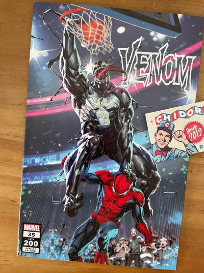 Comic - Venom #35 #200 Kael Ngu Spider-man Basketball Nba
