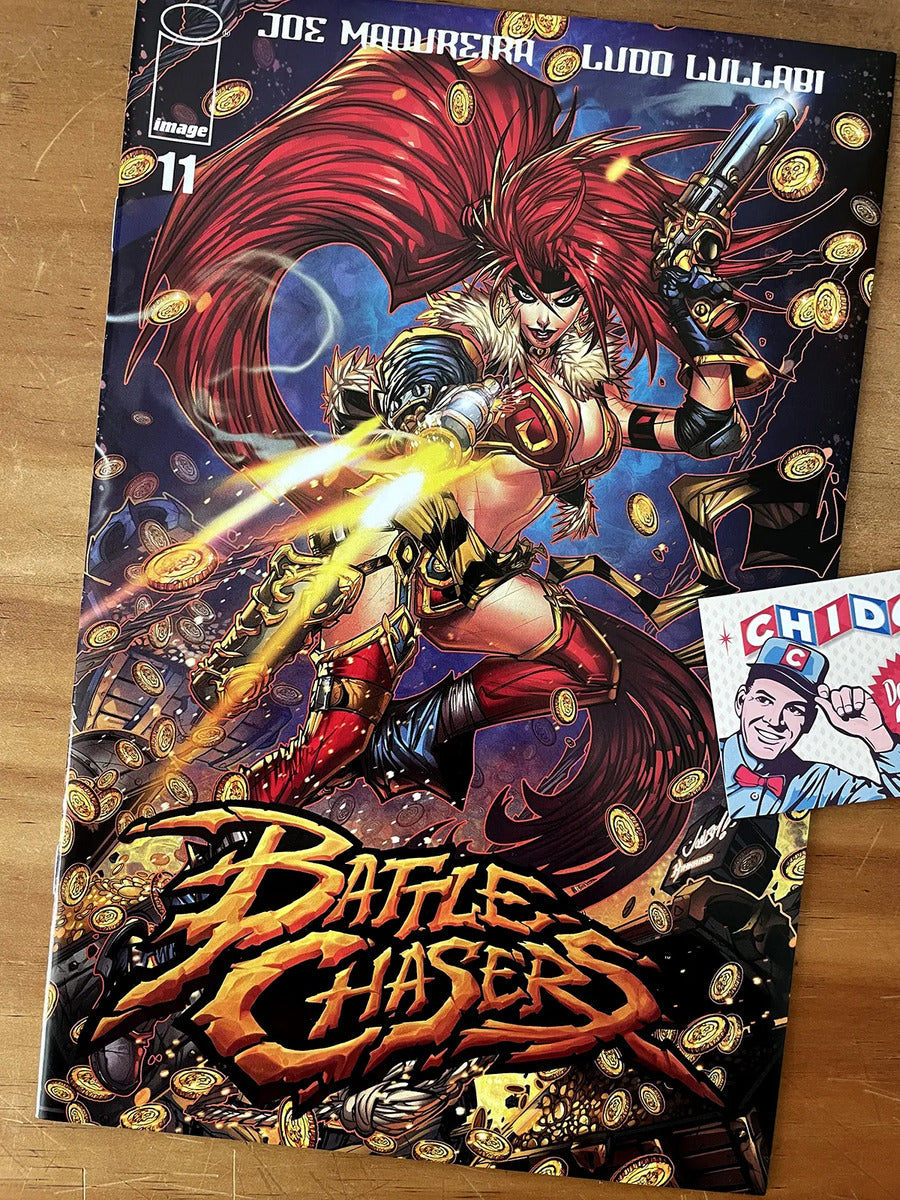 Comic - Battle Chasers #11 Jon Boy Joe Madureira Red Monika