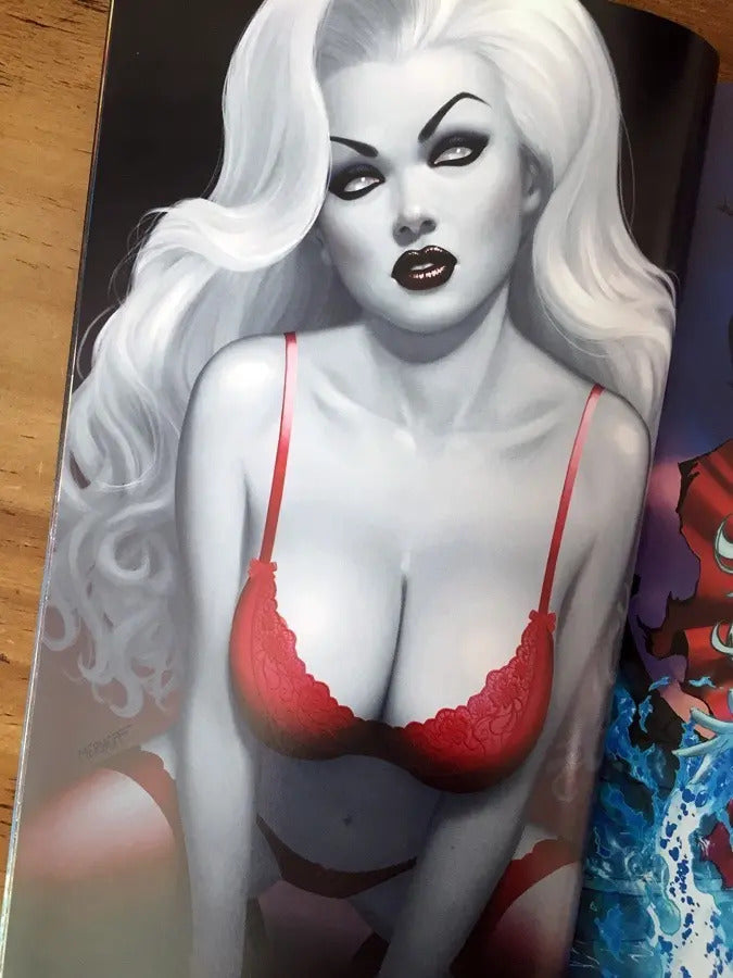Comic - Lady Death Lingerie #1 Premiere Firmada Pulido Coa