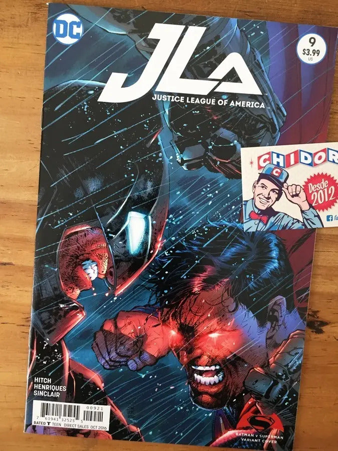 Comic - Justice League Of America #9 Jim Lee Batman Sinclair