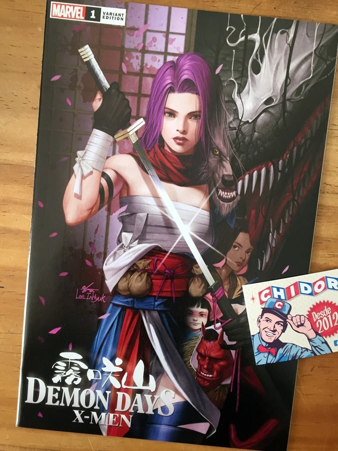 Comic - Demon Days X-men #1 Inhyuk Lee Variant Psylocke