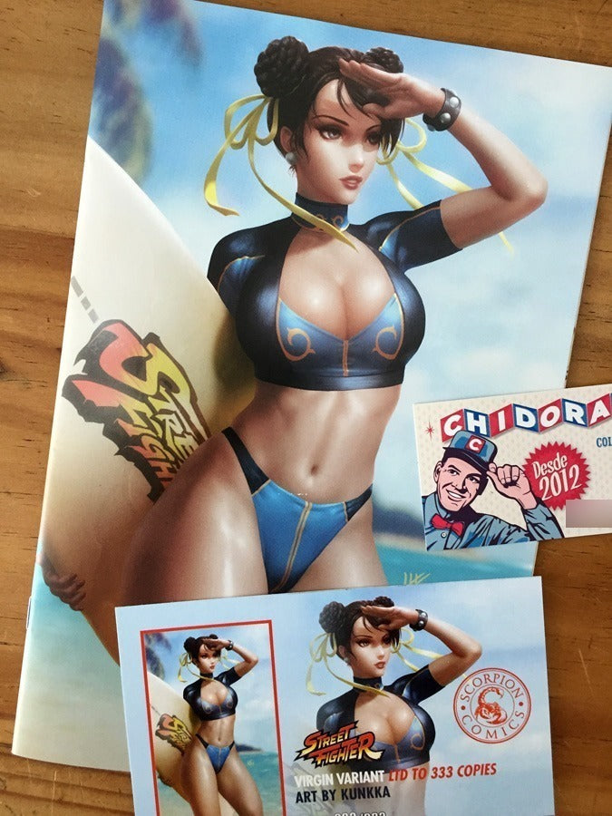 Comic - Street Fighter Sci-fi Fantasy #1 Chun Li Kunkka Lim