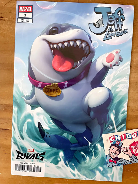 Comic - Jeff The Land Shark #1 Artgerm Variant