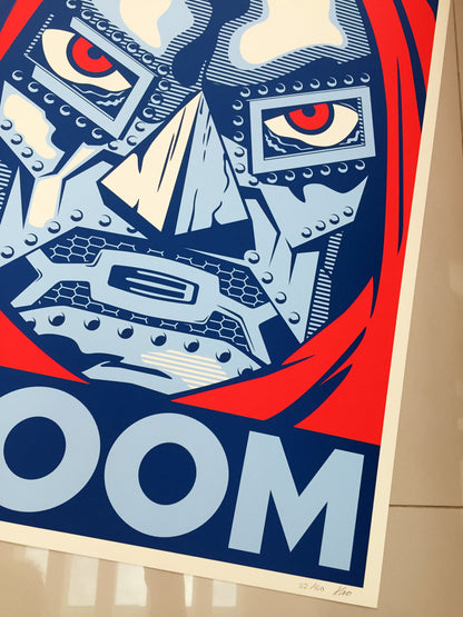 Cuadro De Autor - Litografía Print Dr Doom Marvel Firmada