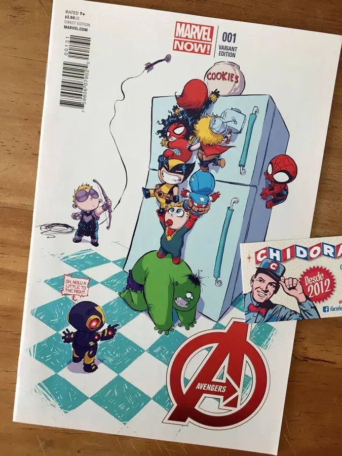 Comic - Avengers #1 Skottie Young Baby
