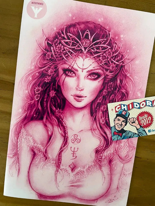 Comic - Divinica Interwined Crowned Pink Variant Sexy