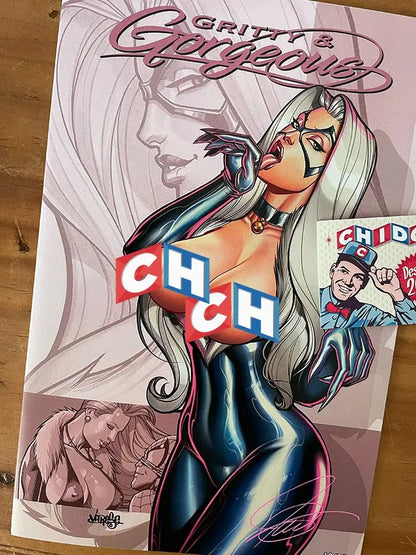 Sketchbook - Gritty & Gorgeous Varese Sexy Naughty Black Cat