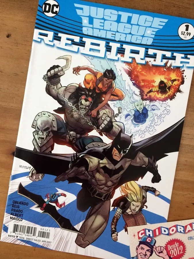 Comic - Justice League Rebirth #1 Variant Lobo Batman