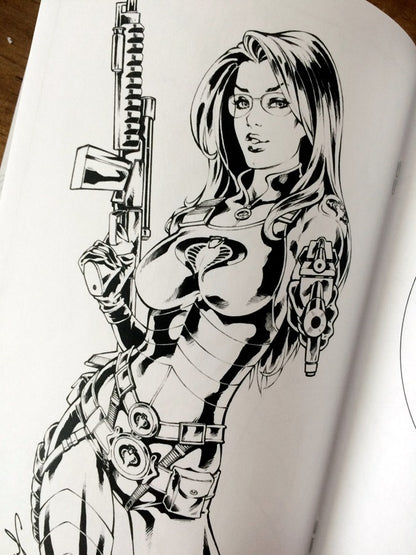 Comic Sketchbook - Lines Vol. 1 Elias Chatzoudis Firma Sexy