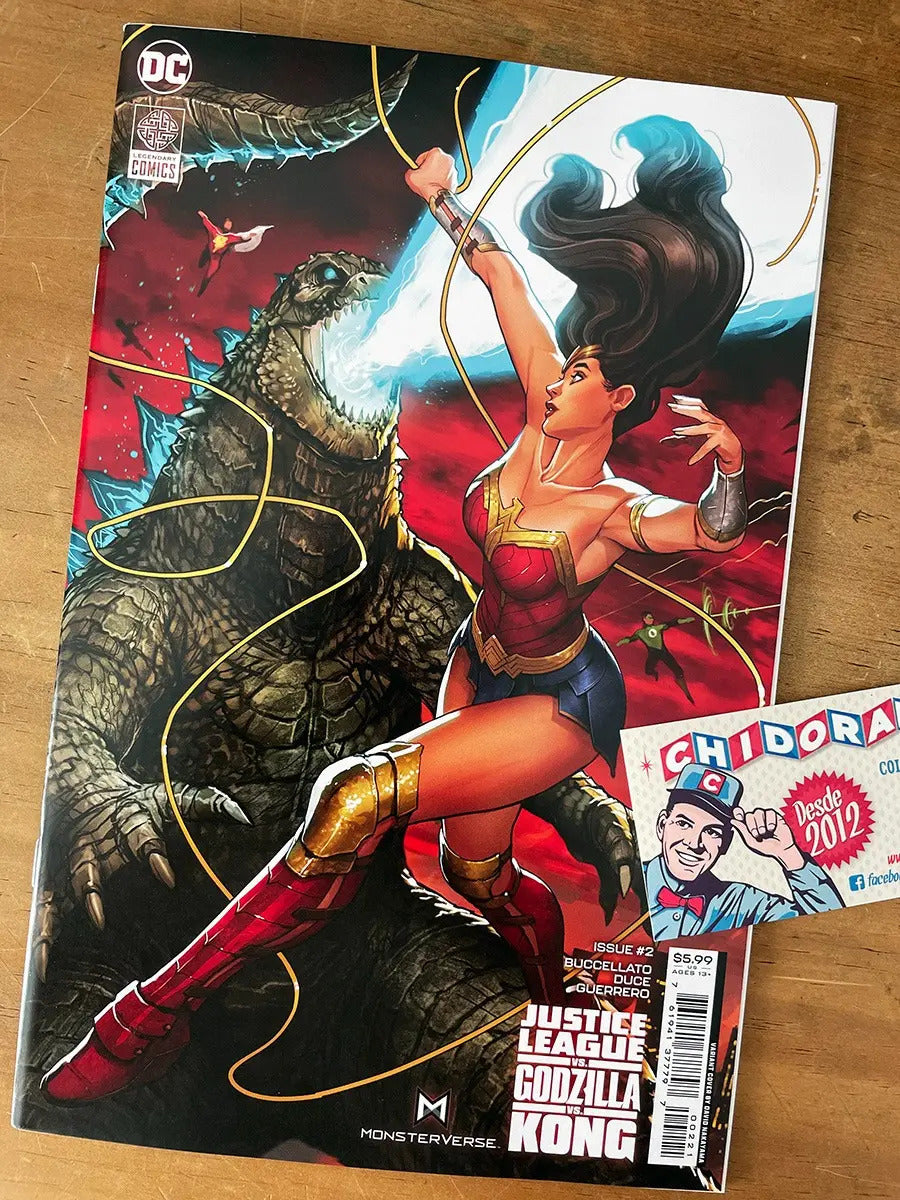 Comic Set - Justice League Vs Godzilla Kong #2 Nakayama Dna