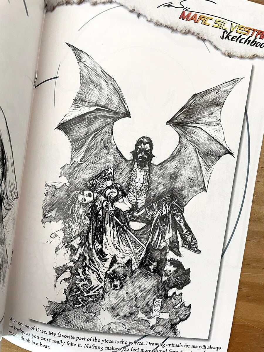 Comic - Marc Silvestri Sketchbook Convention Sdcc Exclusive