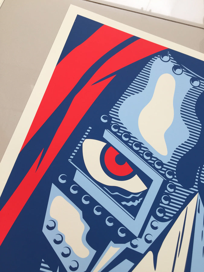 Cuadro De Autor - Litografía Print Dr Doom Marvel Firmada