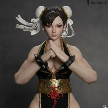 Figura - Chun-li Street Fighter Traje Negro P023-a Play Toy