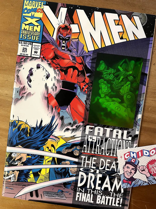 Comic - X-men #25 Fatal Attractions Wolverine Magneto Holo