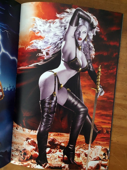 Comic - Lady Death Hot Shots #1 Firecracker Ltd Nice Firmada