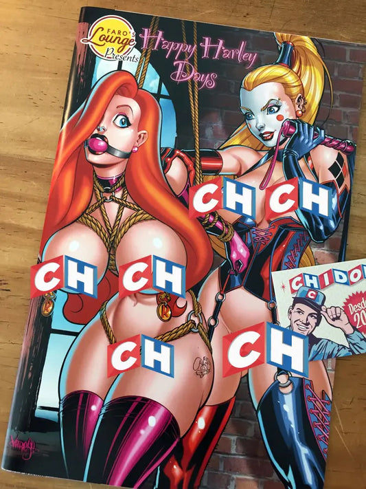 Comic - Faro's Lounge Jessica Rabbit Harley Quinn Varese