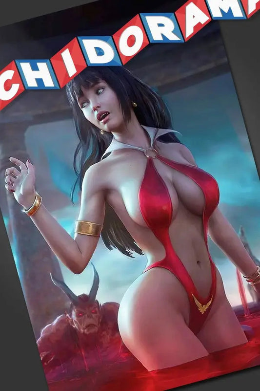 Comic - Vampirella Vs Superpowers #2 Tiago Da Silva Sexy