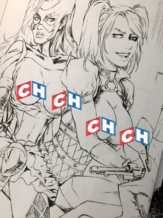 Comic - Faro's Lounge Jessica Rabbit Black Cat Varese