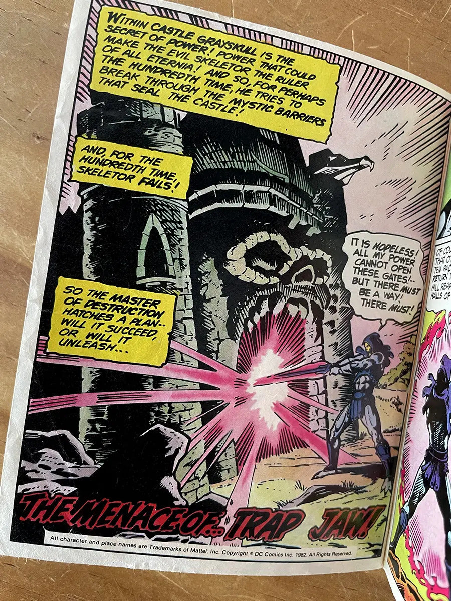 Mini Book - Masters Of The Universe 1982 Mattel Trapjaw Motu