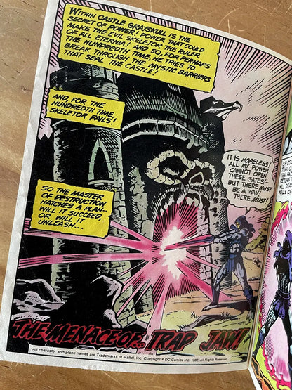 Mini Book - Masters Of The Universe 1982 Mattel Trapjaw Motu