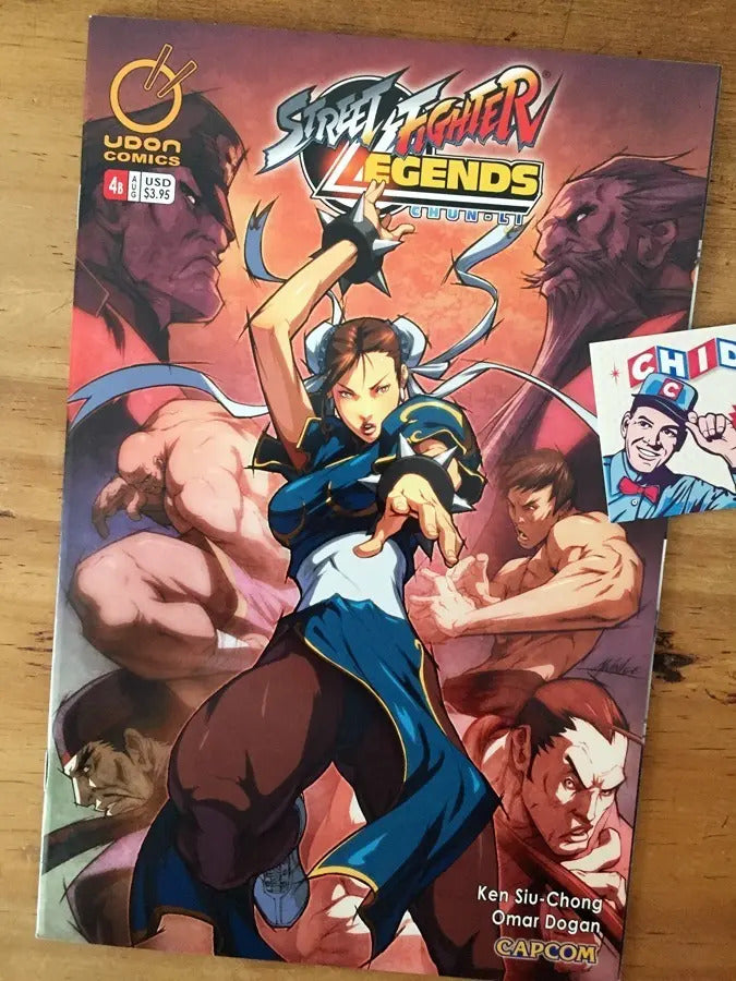Comic Set - Street Fighter Legends Cammy Chun Li Sakura