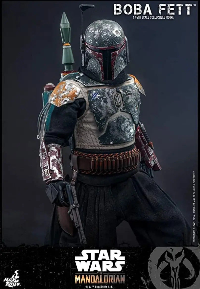 Figura - The Mandalorian Boba Fett Hot Toys Nuevo Star Wars