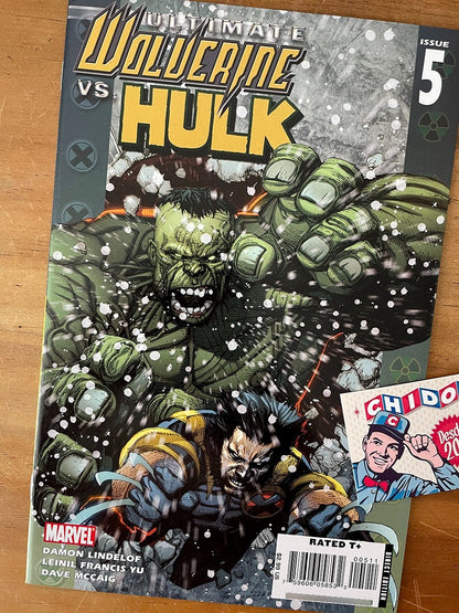 Comic Set - Ultimate Wolverine Vs Hulk