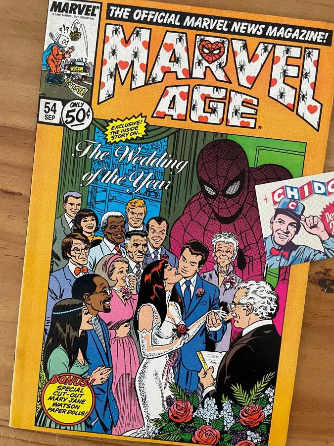Comic - Marvel Age #54 Wedding Annual #21 Spider-man