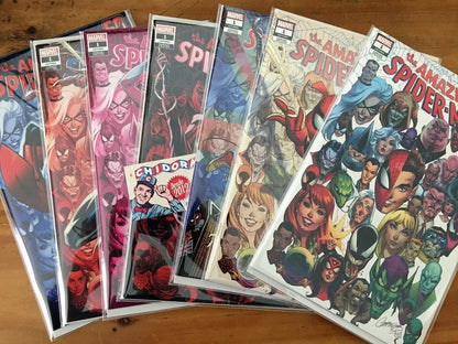 Comic Set - Amazing Spider-man #1 Scott Campbell Spiderverse