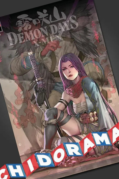 Comic -  Demon Days X-men #1 Kael Ngu Variant Psylocke
