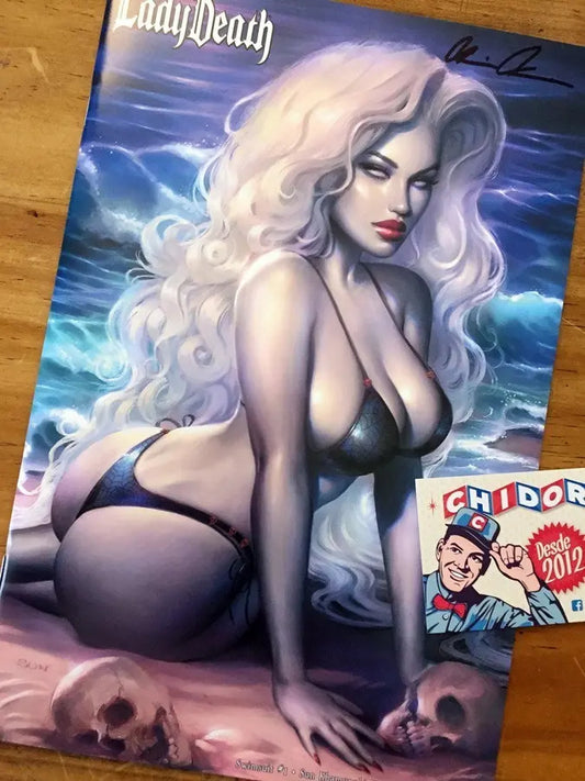 Comic - Lady Death Swimsuit #1 Khamunaki Firmada Pulido Ltd