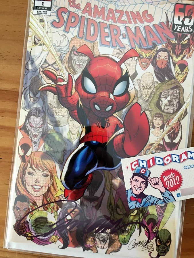 Comic Set - Amazing Spider-man #1 Scott Campbell Firmado Mj