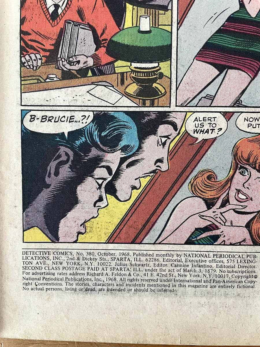 Comic - Detective Comics #380 Infantino Batman Robin 1968