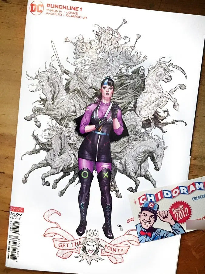 Comic - Punchline #1 Frank Cho Batman Harley Quinn