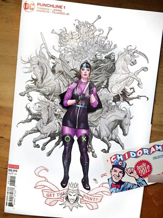 Comic - Punchline #1 Frank Cho Batman Harley Quinn