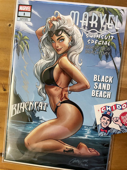 Comic - Marvel Swimsuit Beach Day Campbell Black Cat Firma