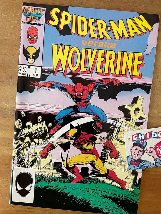 Comic - Spider-man Versus Wolverine #1 1987